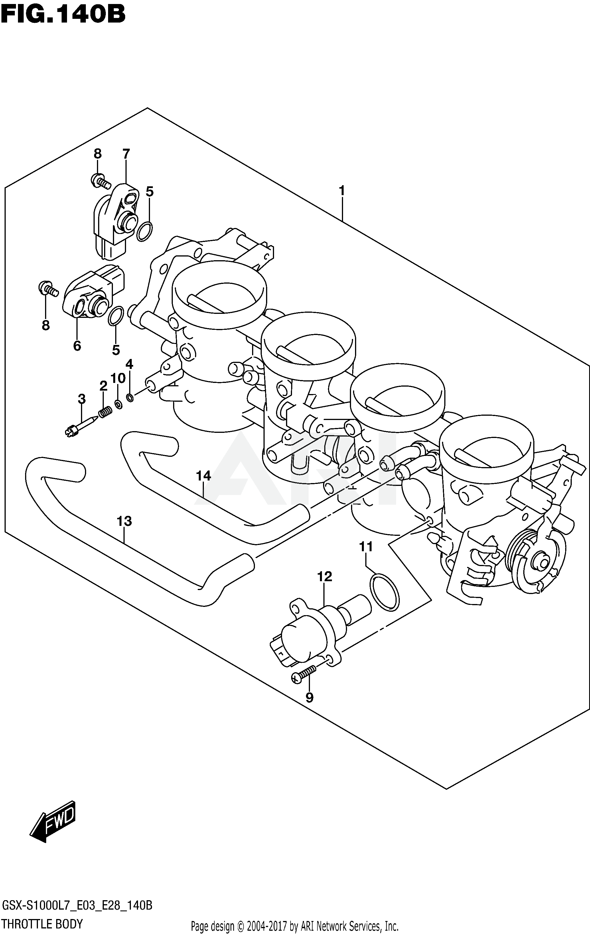 THROTTLE BODY (GSX-S1000AL7 E03)