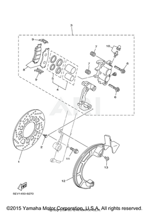 FRONT BRAKE CALIPER