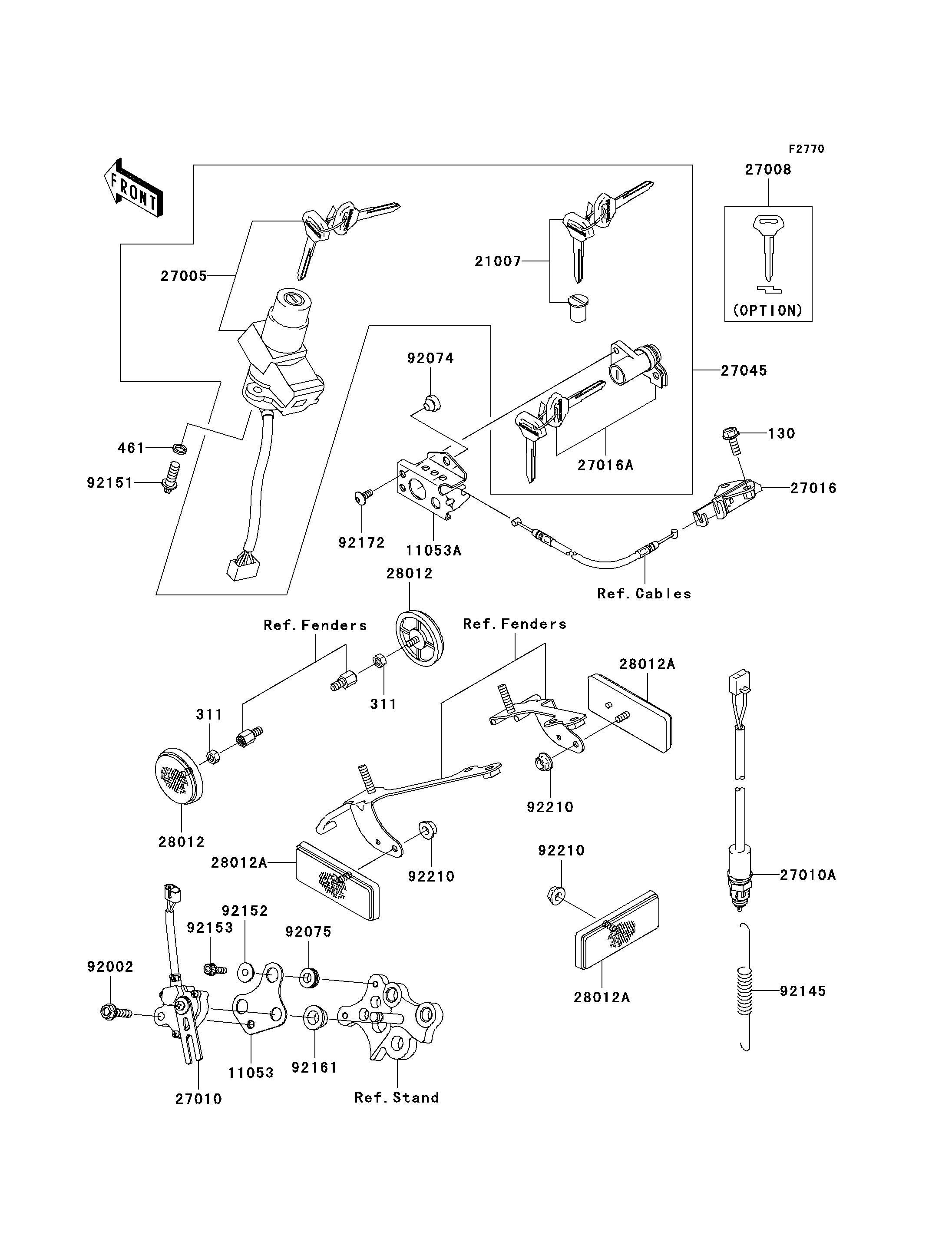 Ignition Switch/Locks/Reflectors