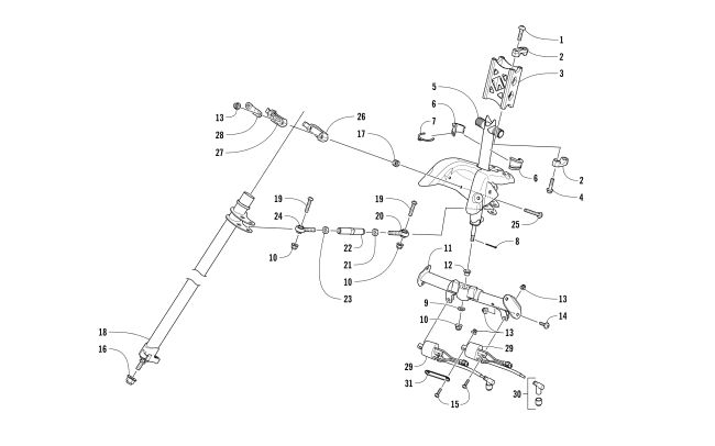 STEERING POST ASSEMBLY