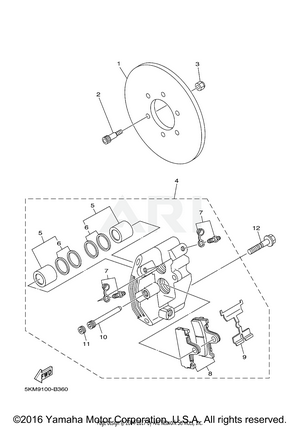 REAR BRAKE CALIPER