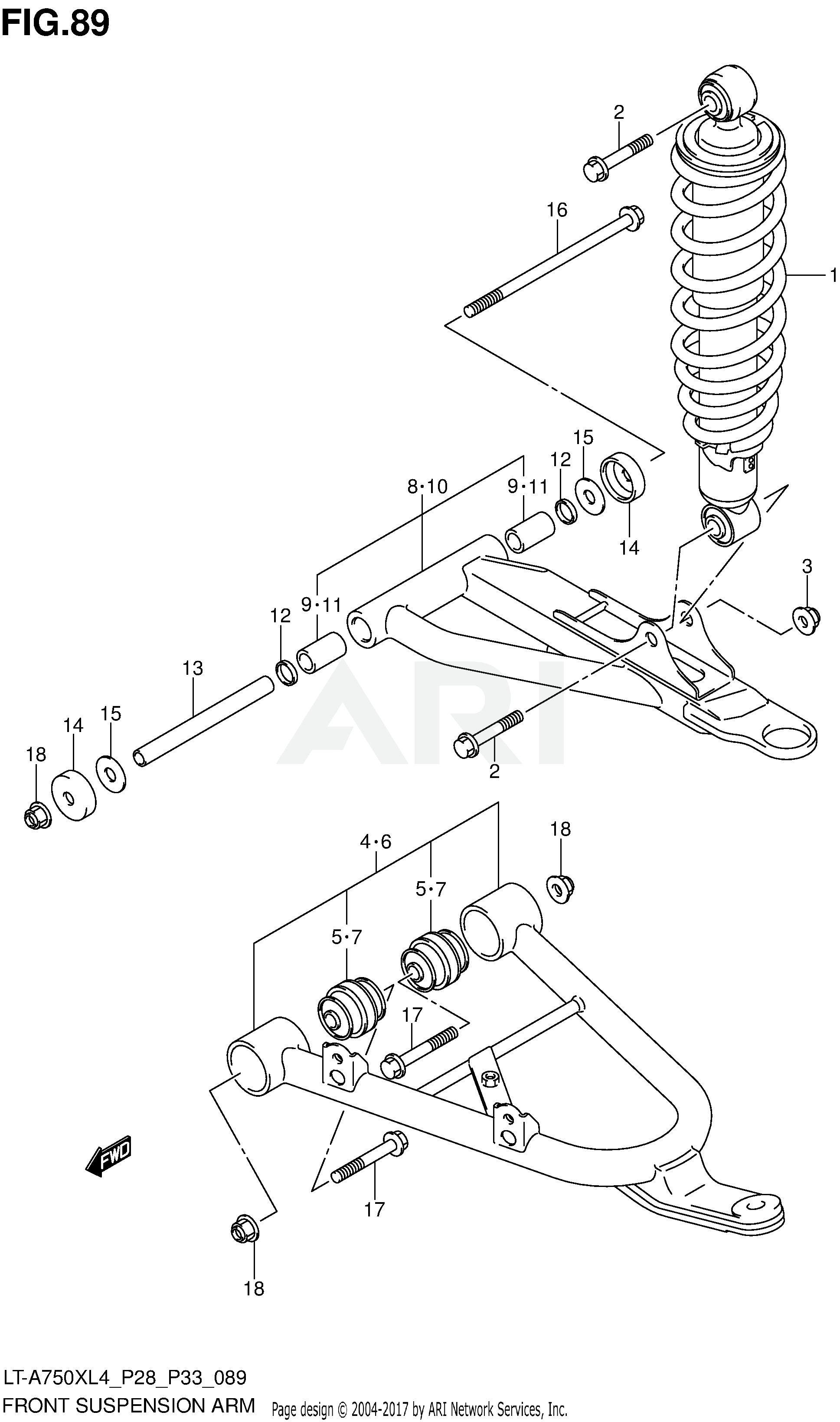 FRONT SUSPENSION ARM