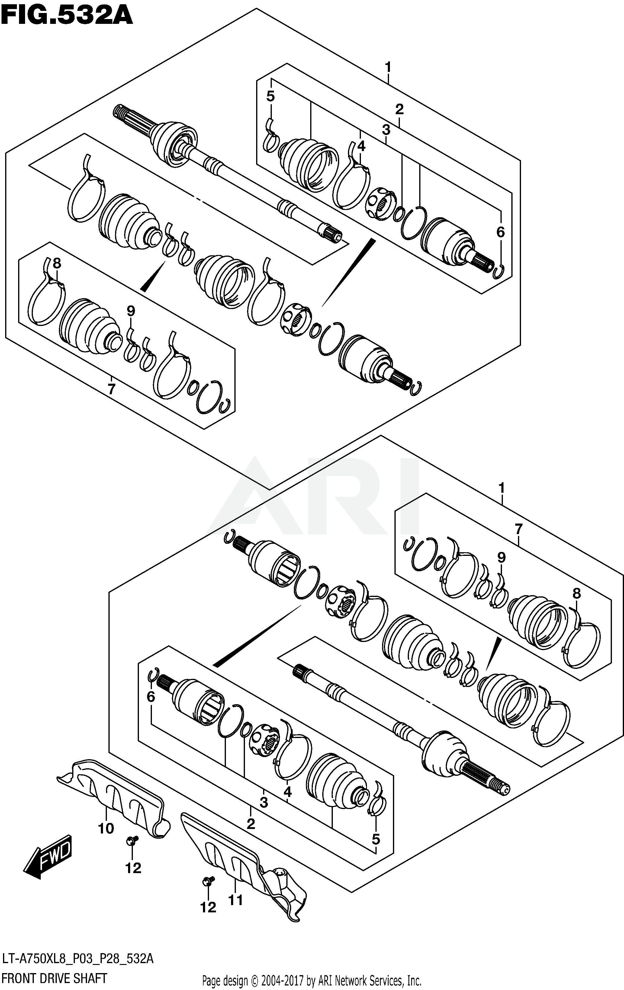 FRONT DRIVE SHAFT