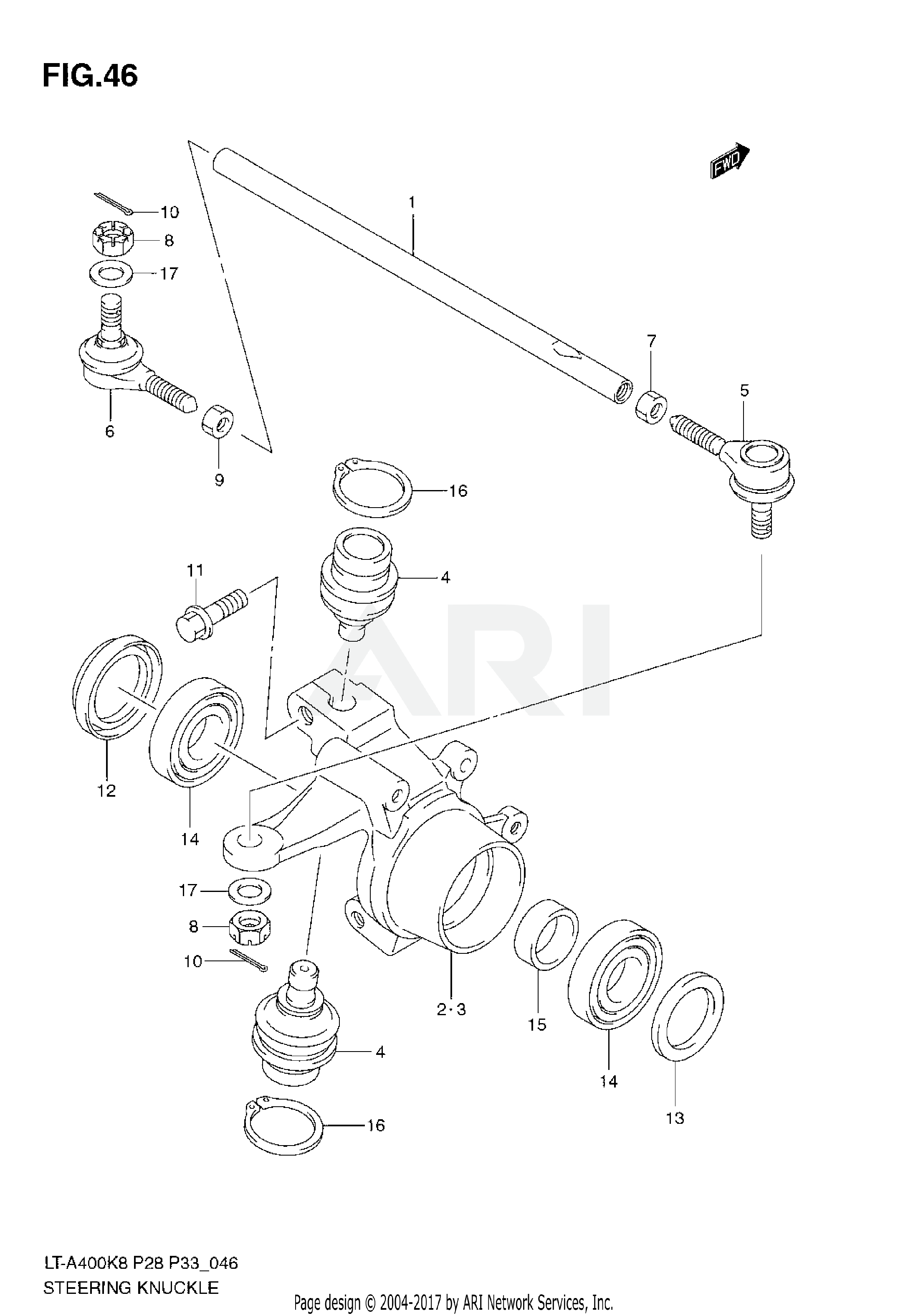 STEERING KNUCKLE