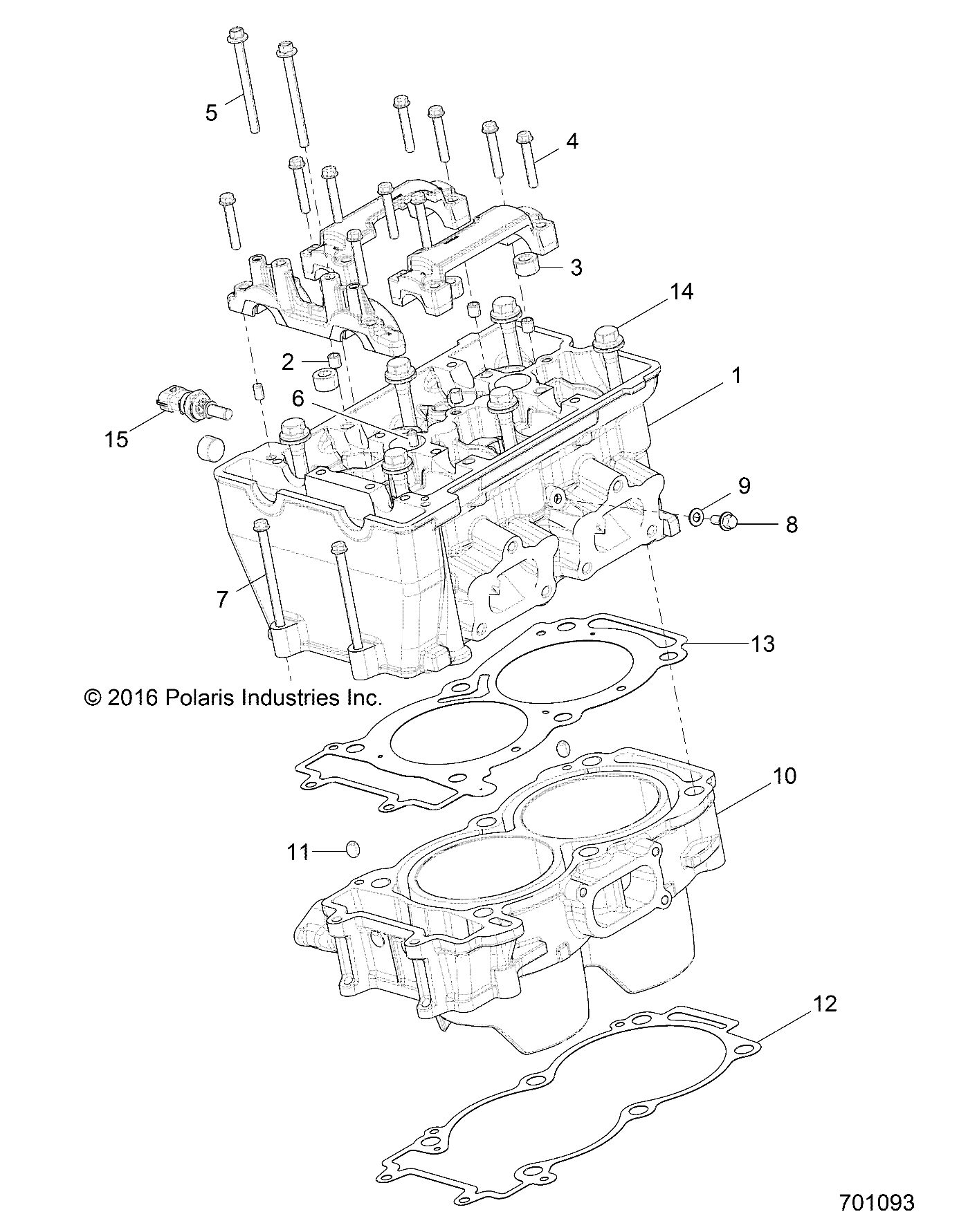 ENGINE, CYLINDER and HEAD - Z17VAE87NK (701093)