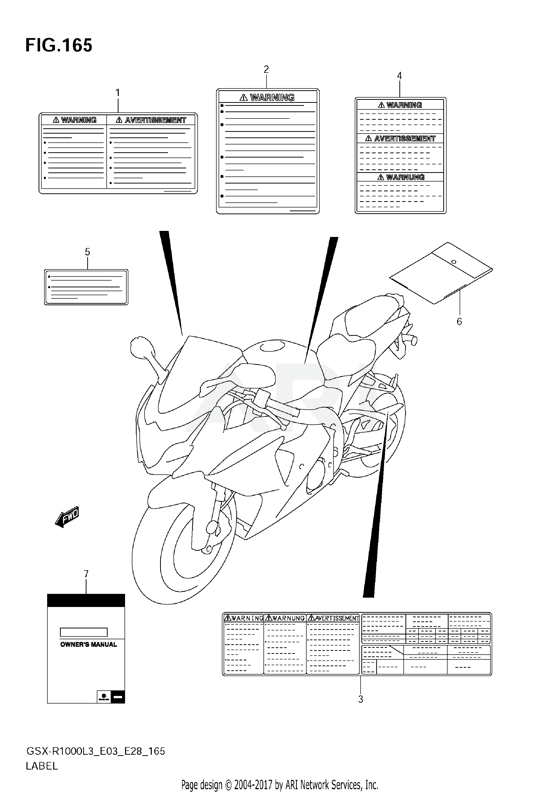 LABEL (GSX-R1000ZL3 E28)