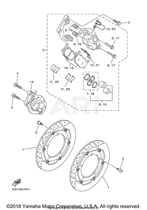 FRONT BRAKE CALIPER