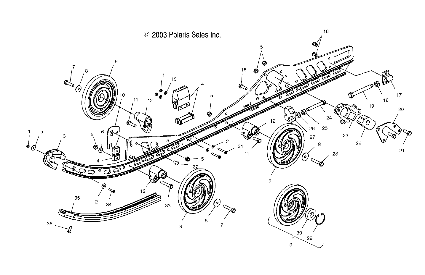 RAIL MOUNTING - S04NT5BS/BE (4988518851B08)