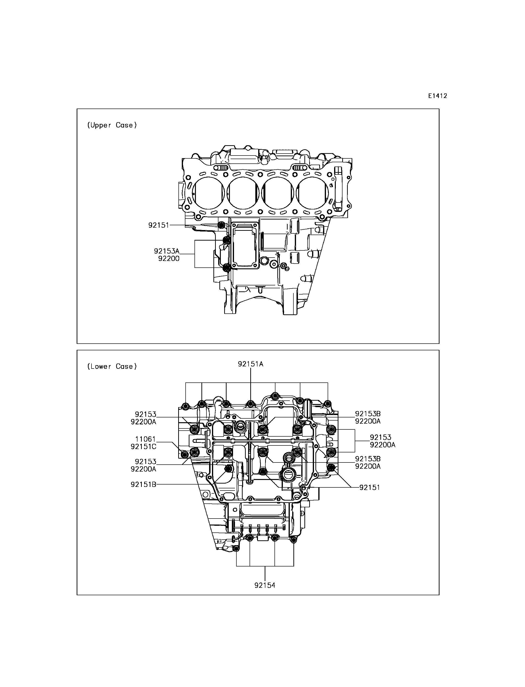 Crankcase Bolt Pattern