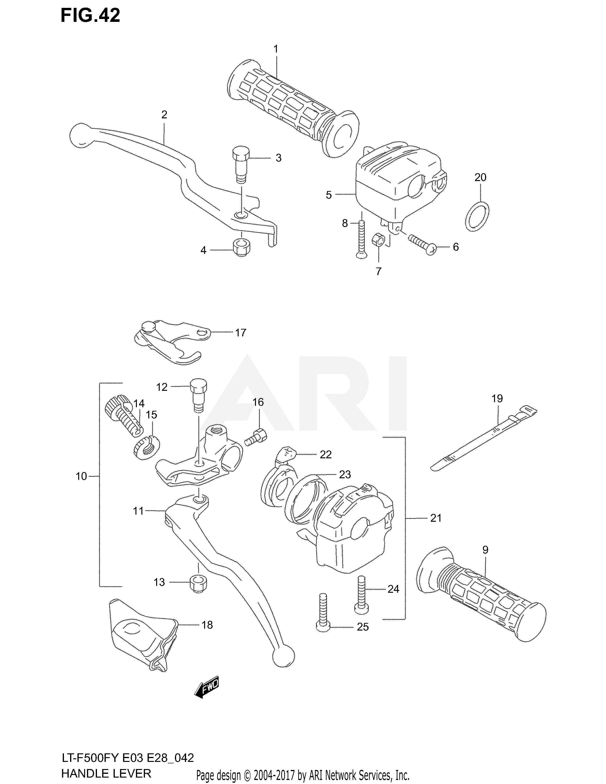 HANDLE LEVER (MODEL W/X/Y/K1)