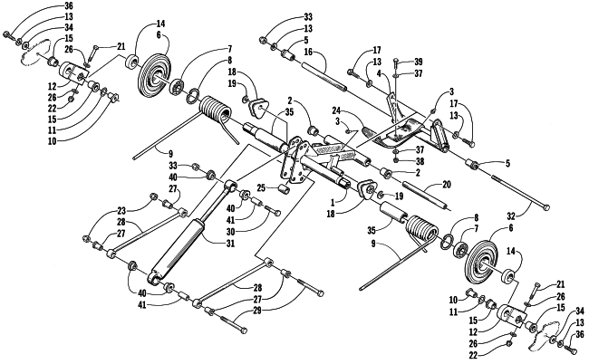 REAR SUSPENSION REAR ARM ASSEMBLY