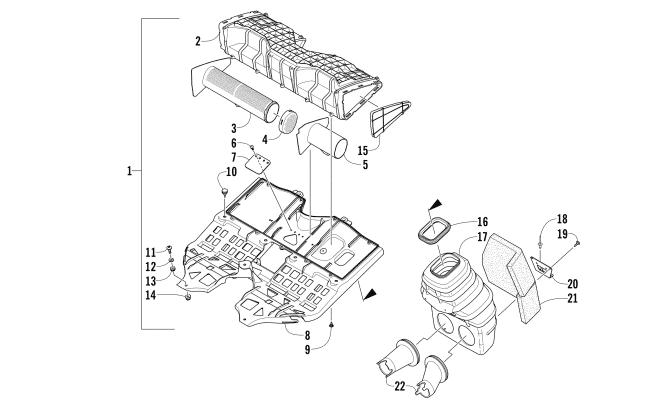 AIR SILENCER ASSEMBLY