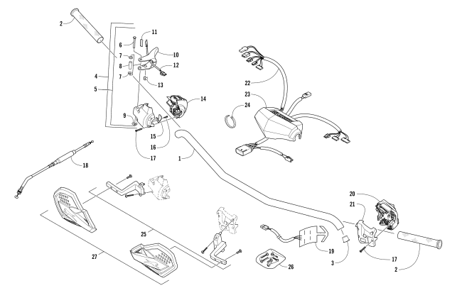 HANDLEBAR AND CONTROLS