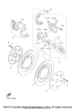 FRONT BRAKE CALIPER