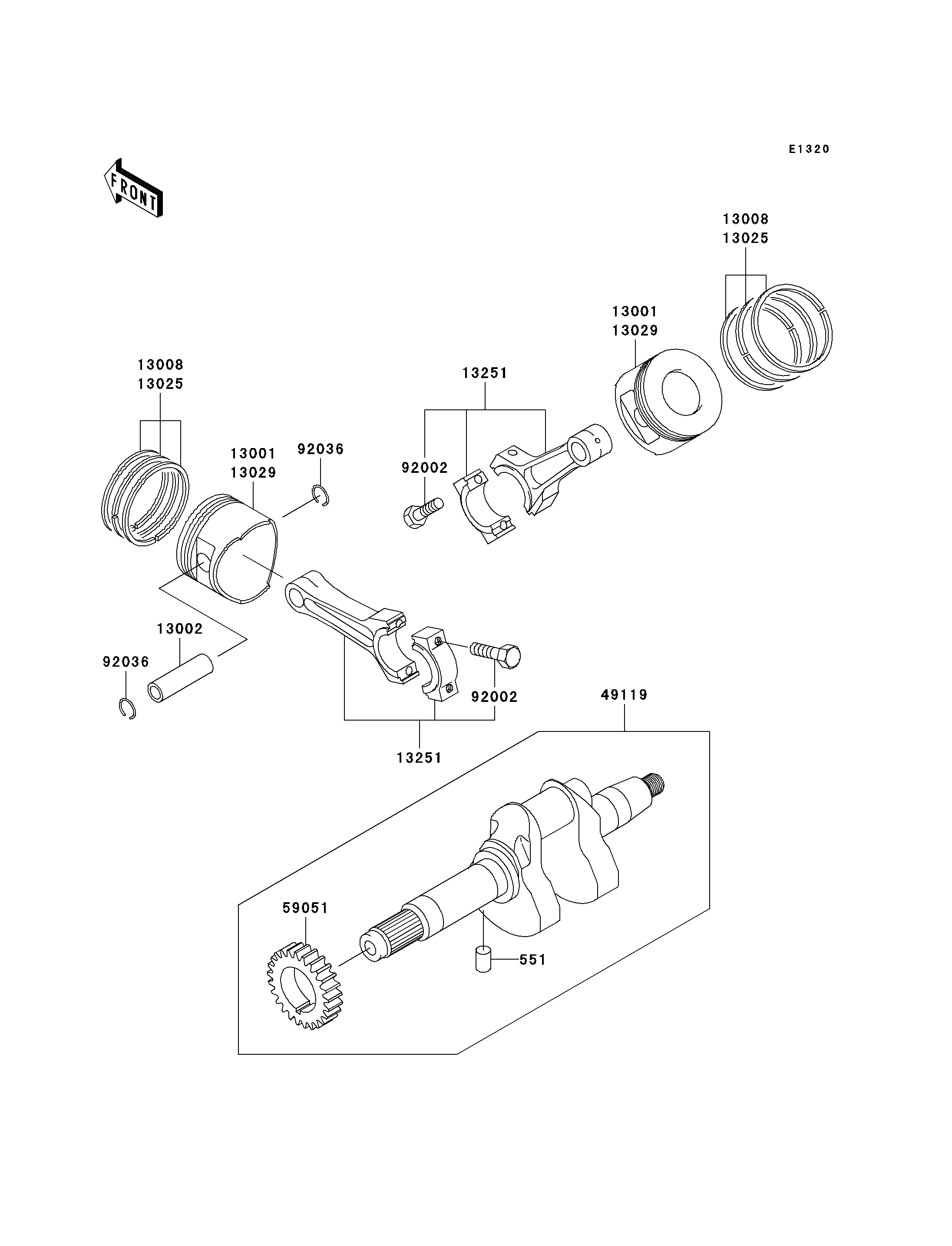 Crankshaft/Piston(s)