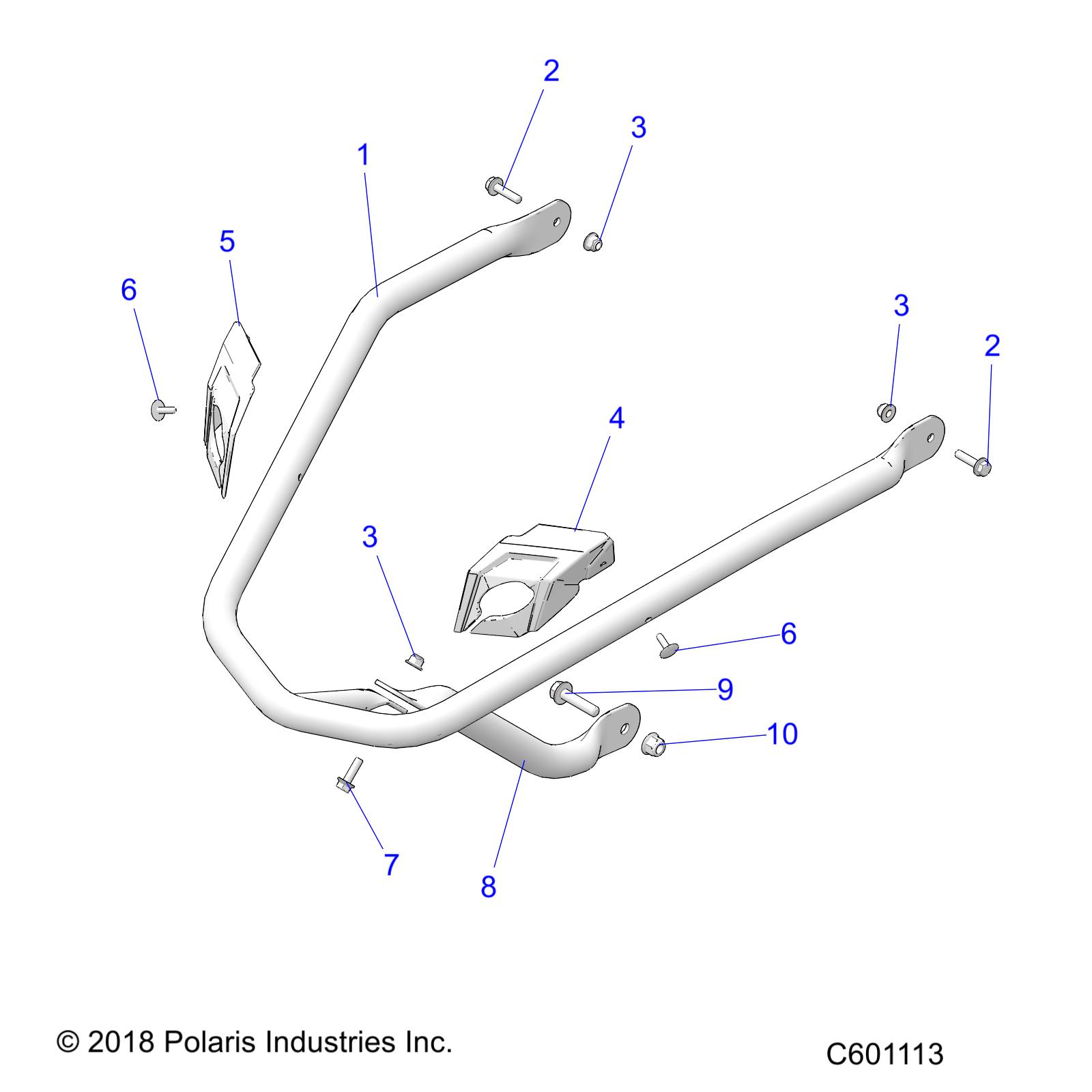 BODY, BUMPER, FRONT - S19CBA6GSL (C601113)