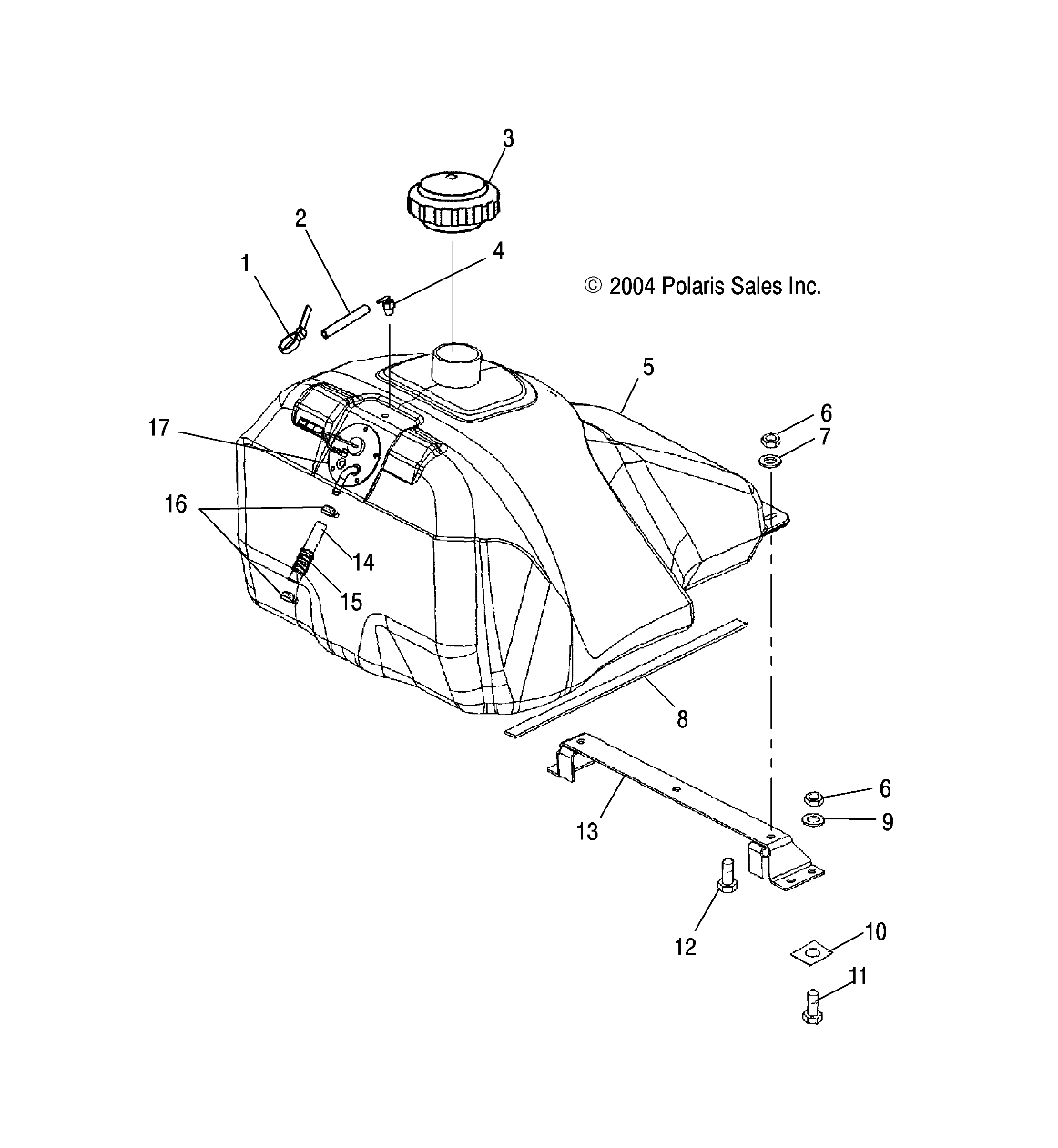 GAS TANK - S05NT7DS/DE (4992889288A07)