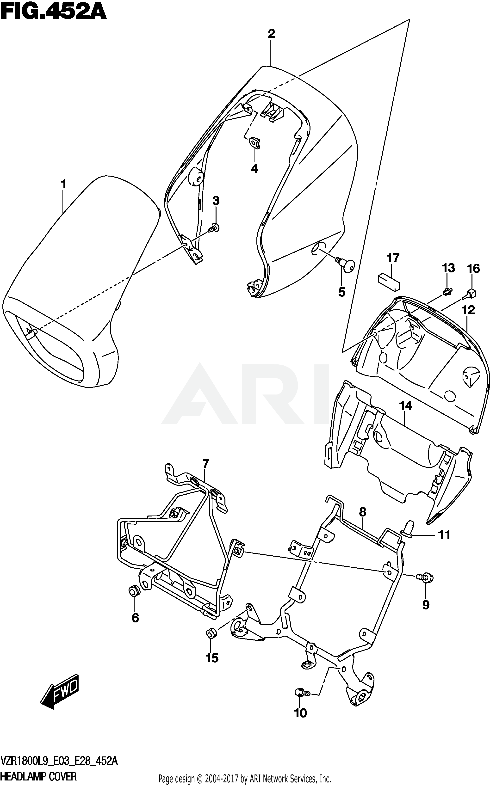 HEADLAMP COVER (VZR1800L9 E28)