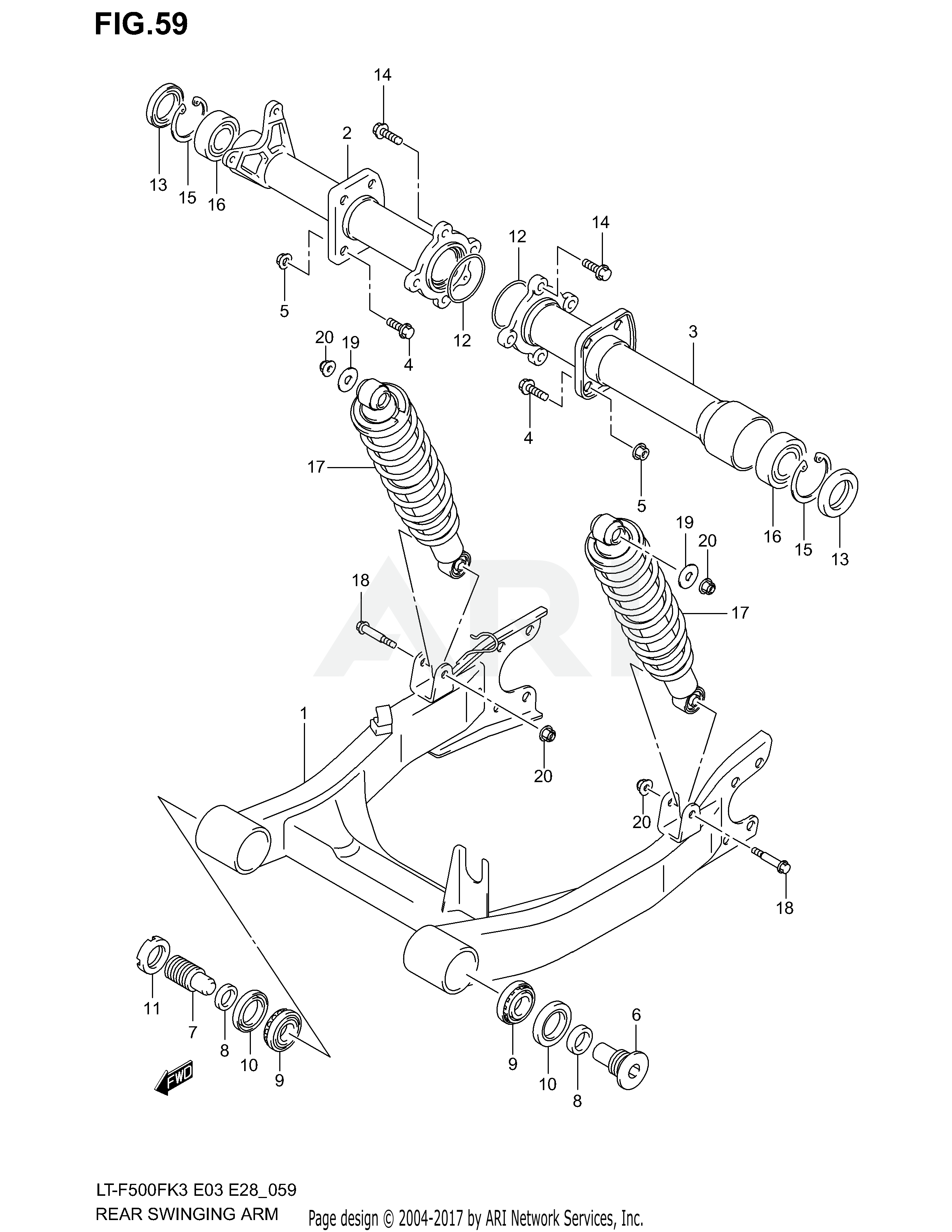 REAR SWINGINGARM