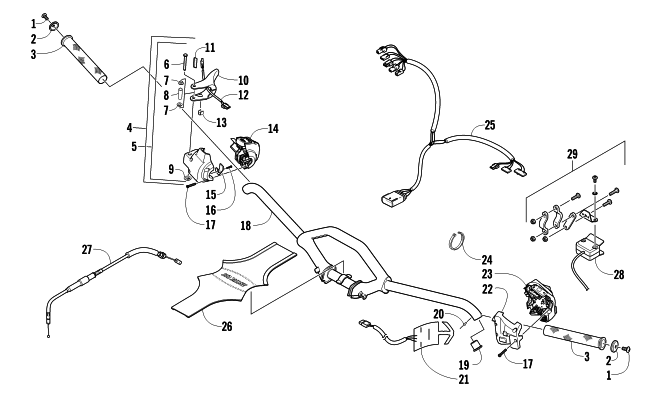 HANDLEBAR AND CONTROLS