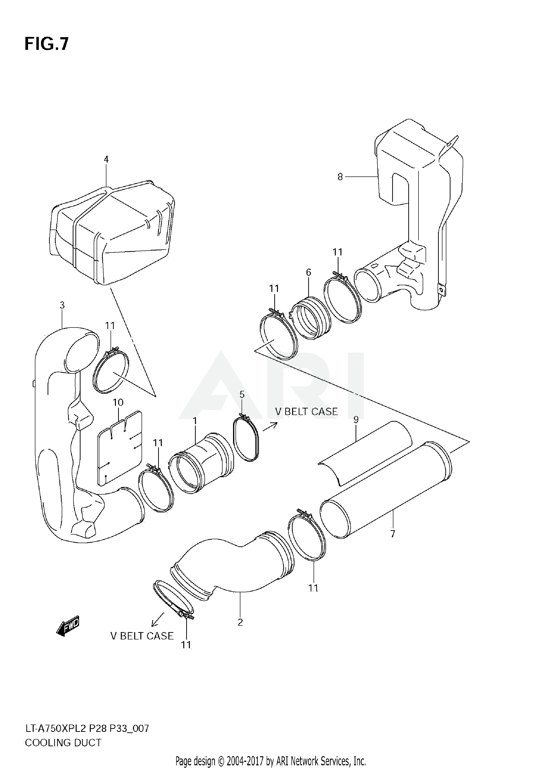 COOLING DUCT