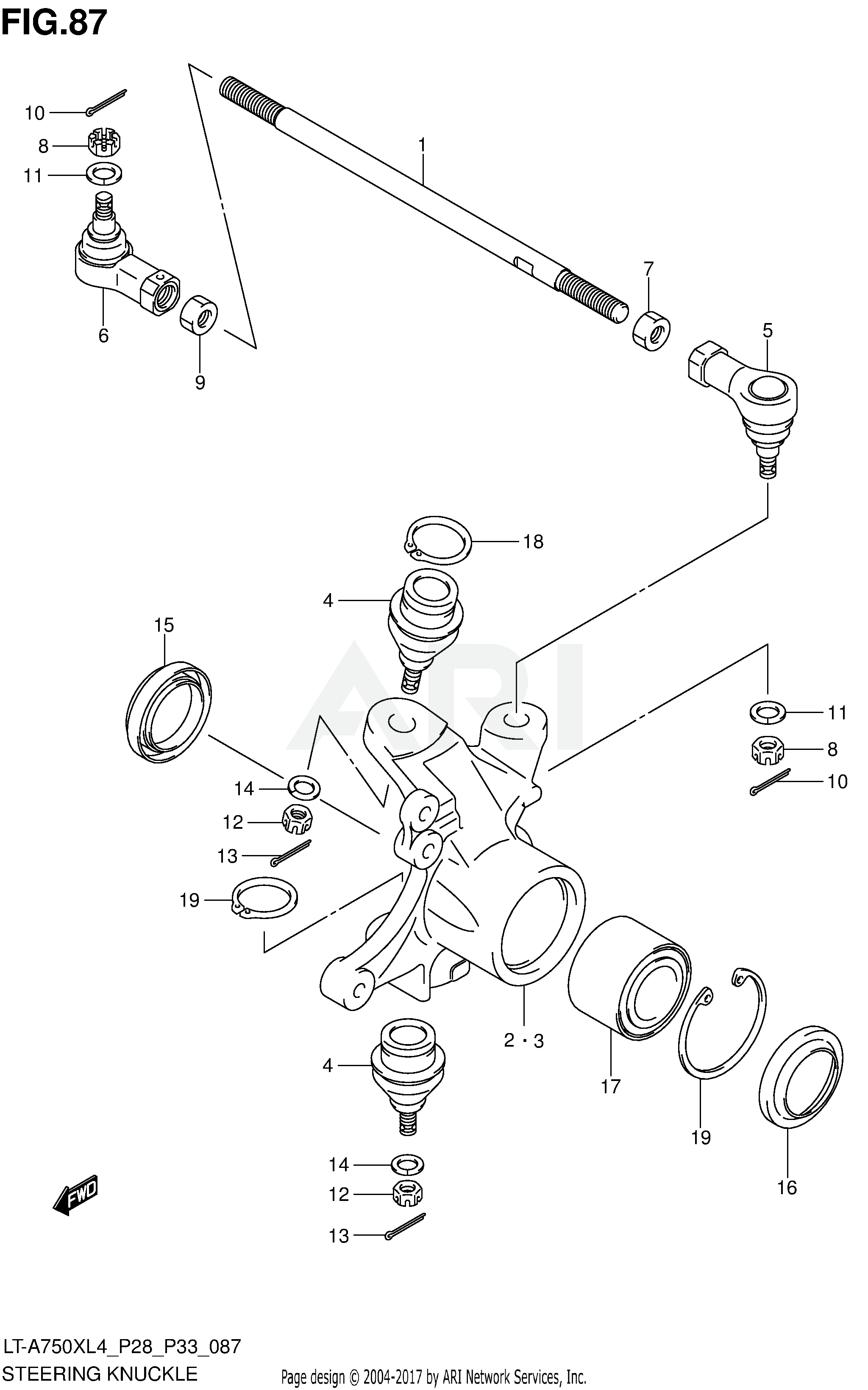 STEERING KNUCKLE