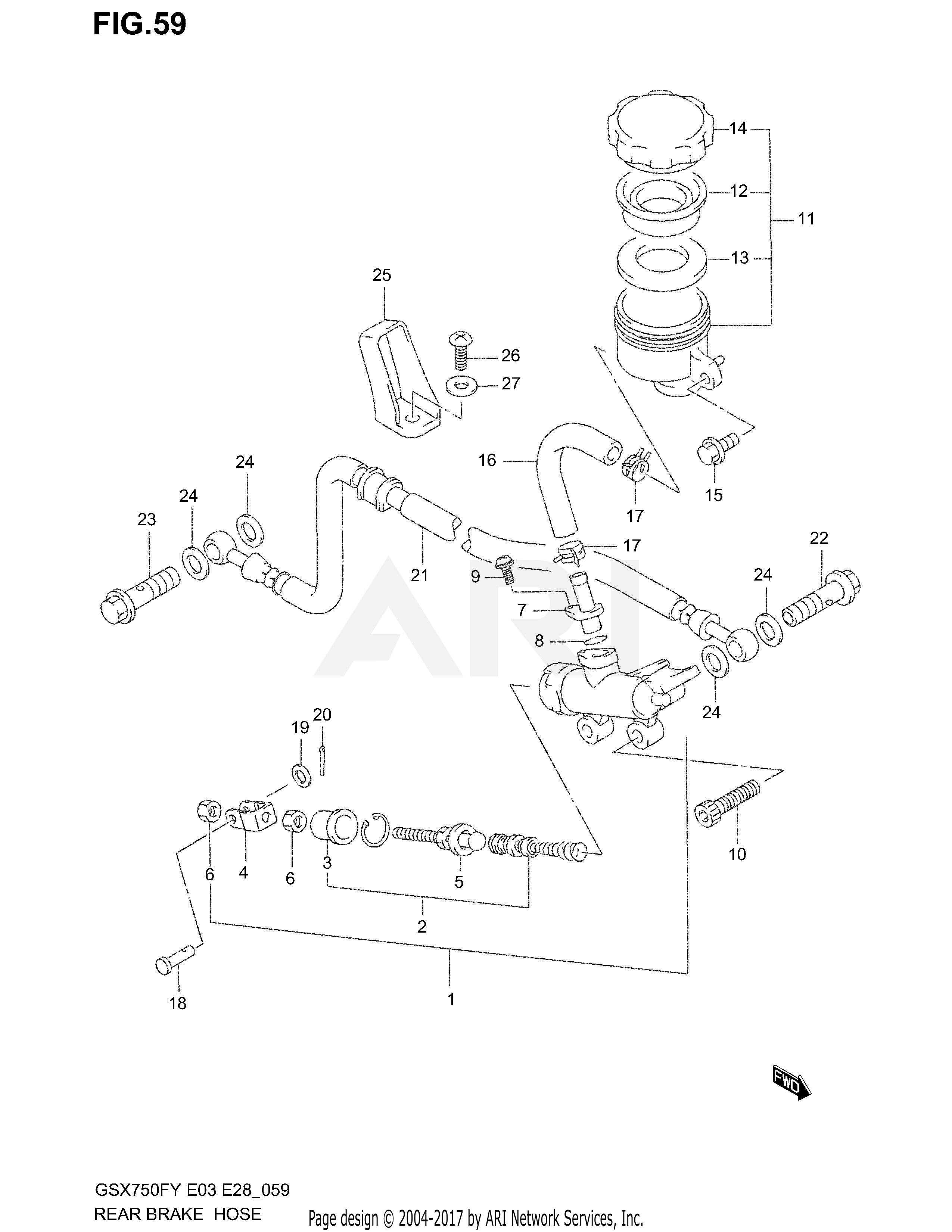 REAR MASTER CYLINDER