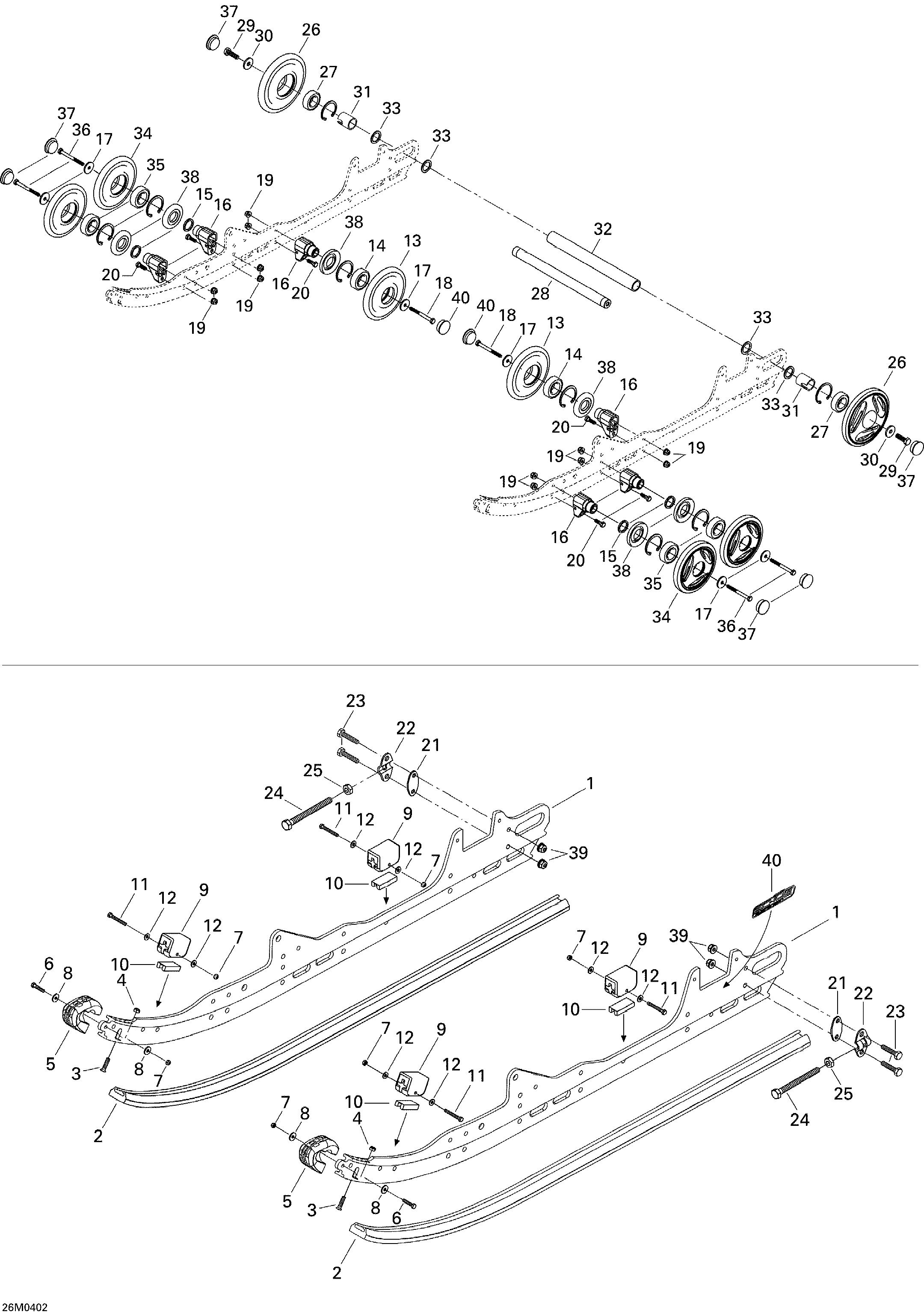 Rear Suspension (MX Z)