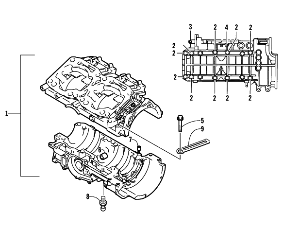 CRANKCASE ASSEMBLY