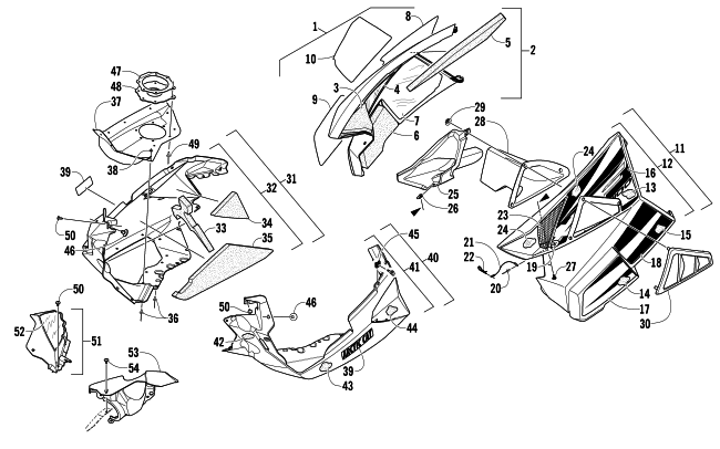 SKID PLATE AND SIDE PANEL ASSEMBLY