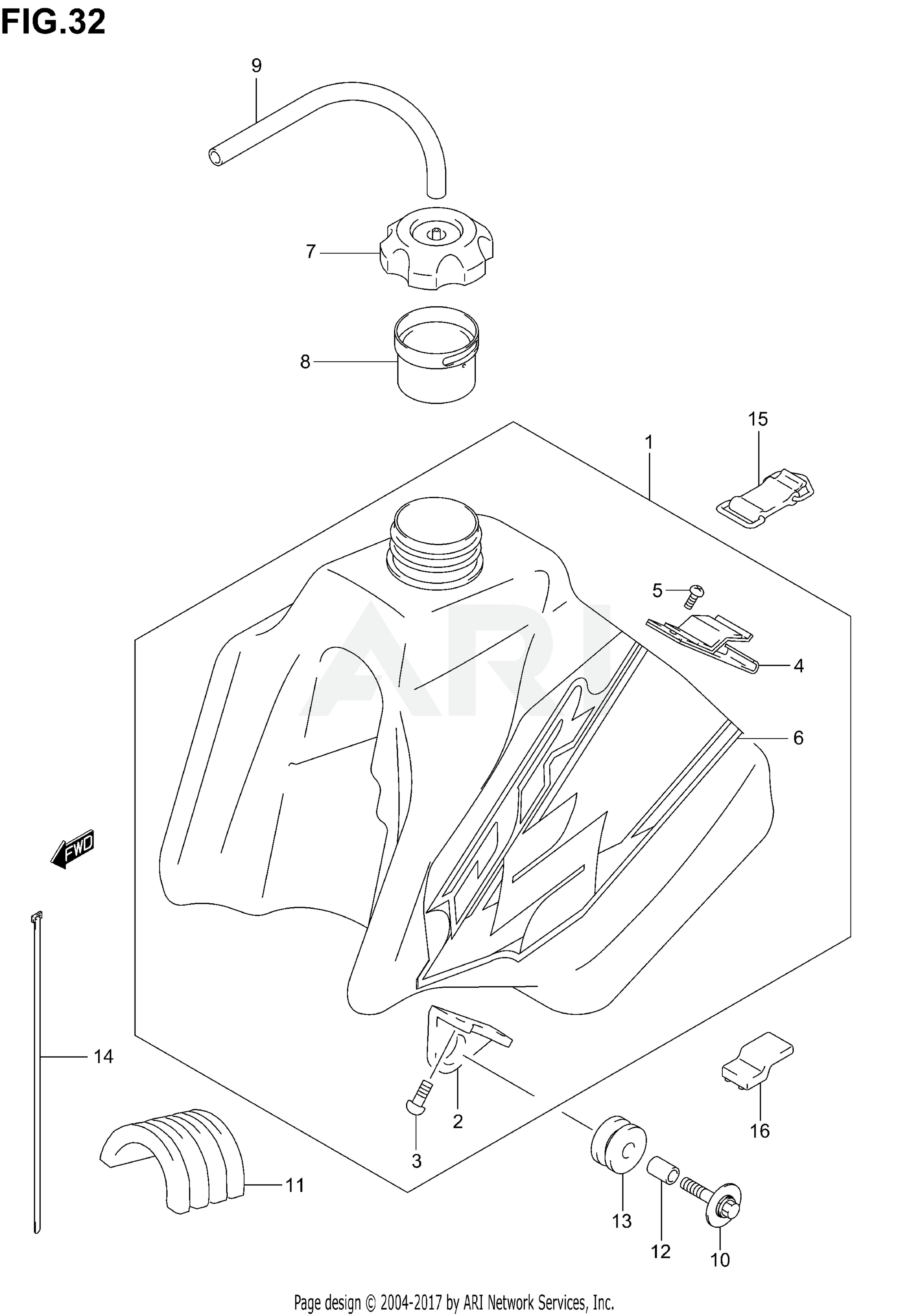 FUEL TANK (MODEL K1)