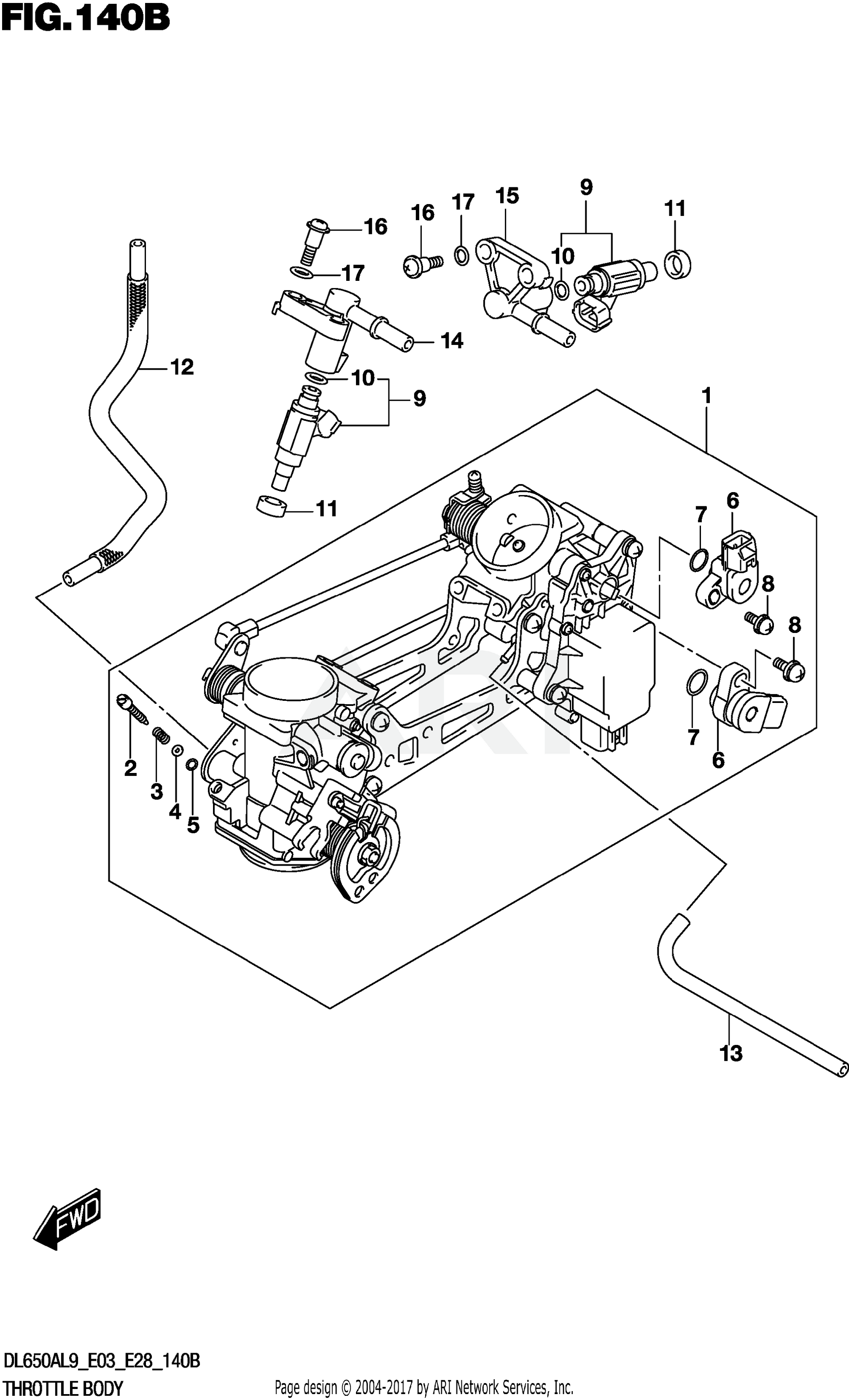 THROTTLE BODY (E03,E28)