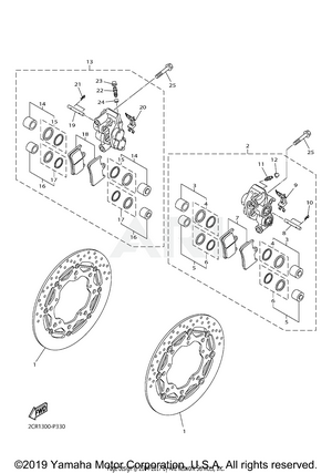 FRONT BRAKE CALIPER