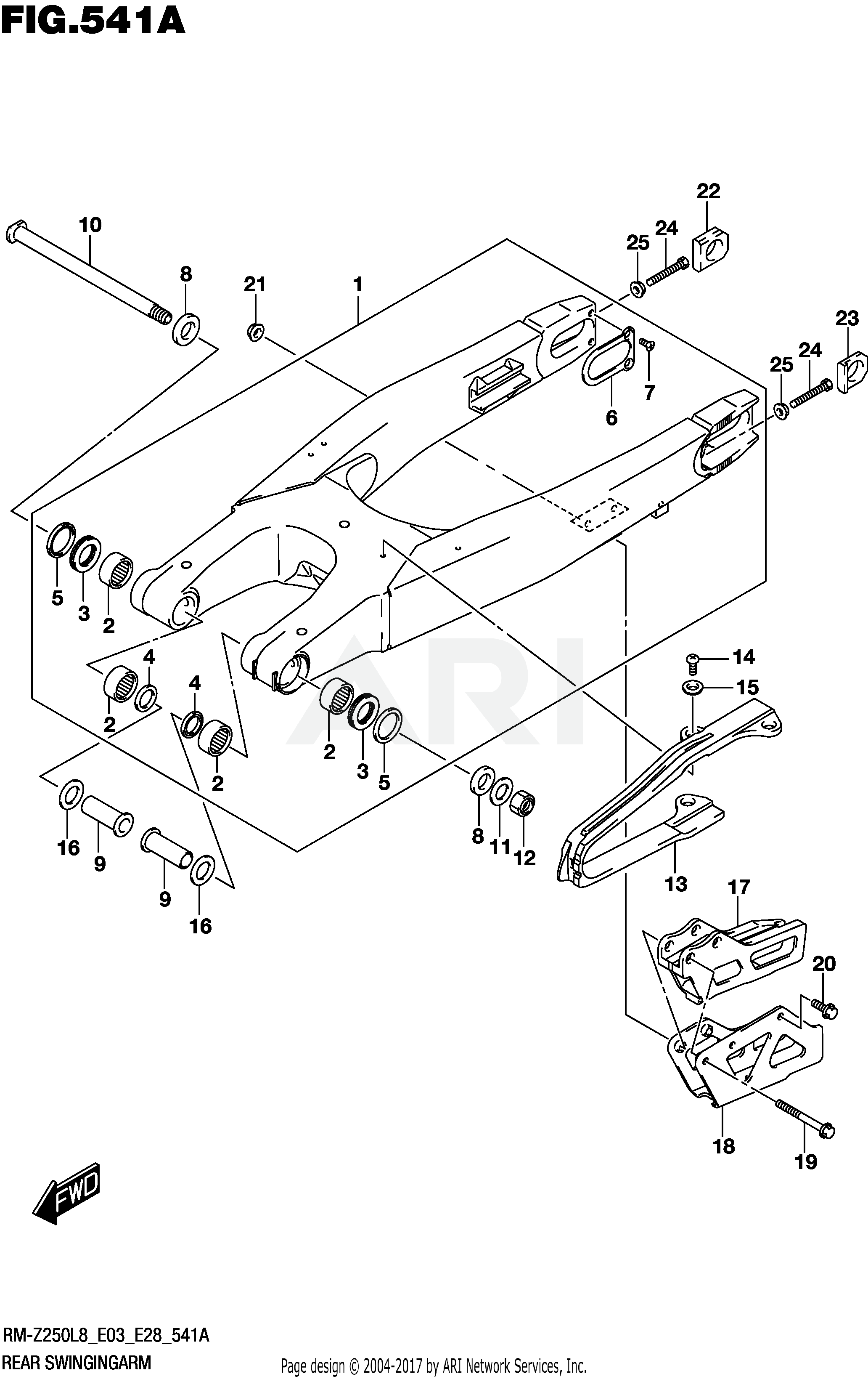 REAR SWINGINGARM