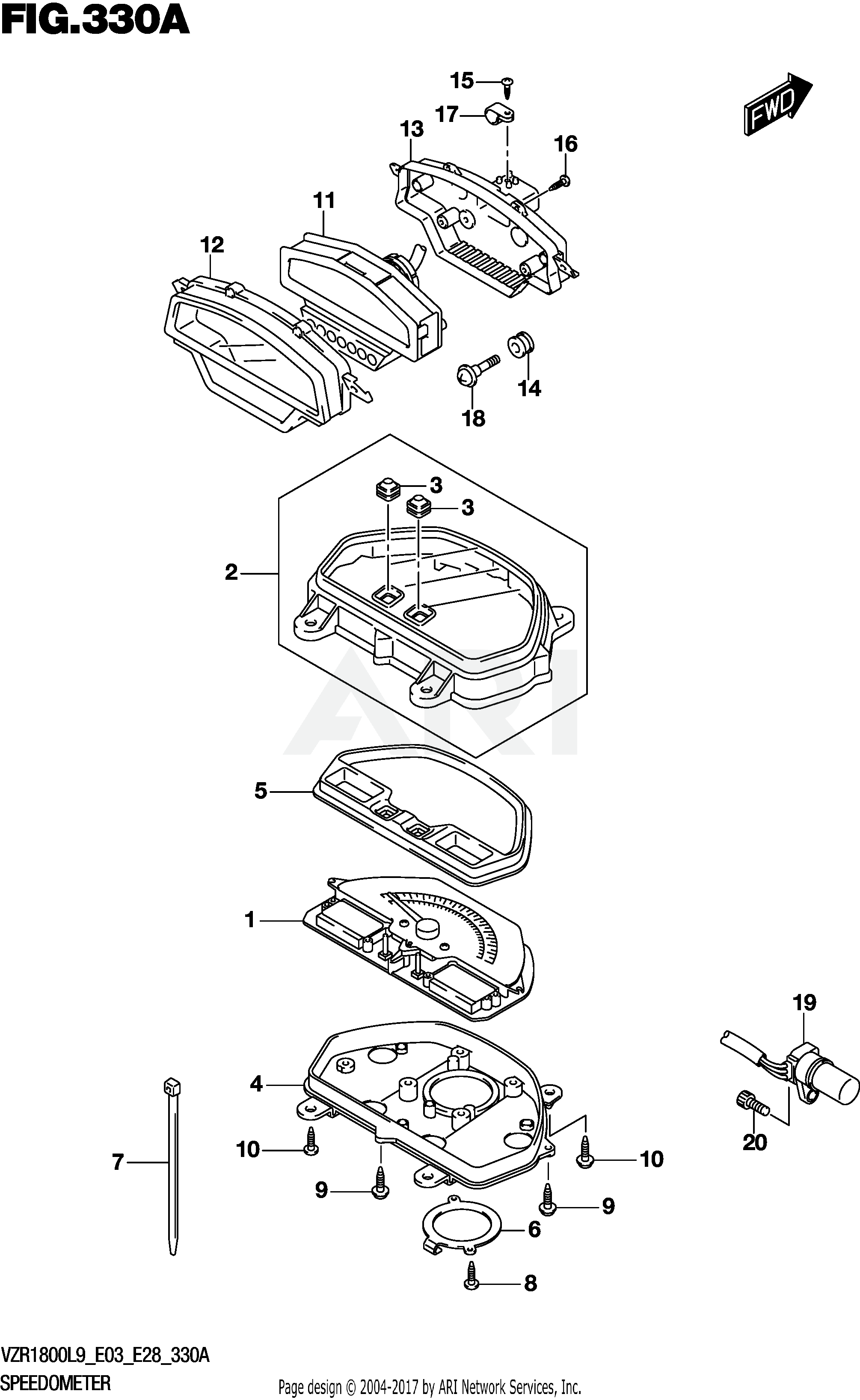 SPEEDOMETER (VZR1800L9 E28)