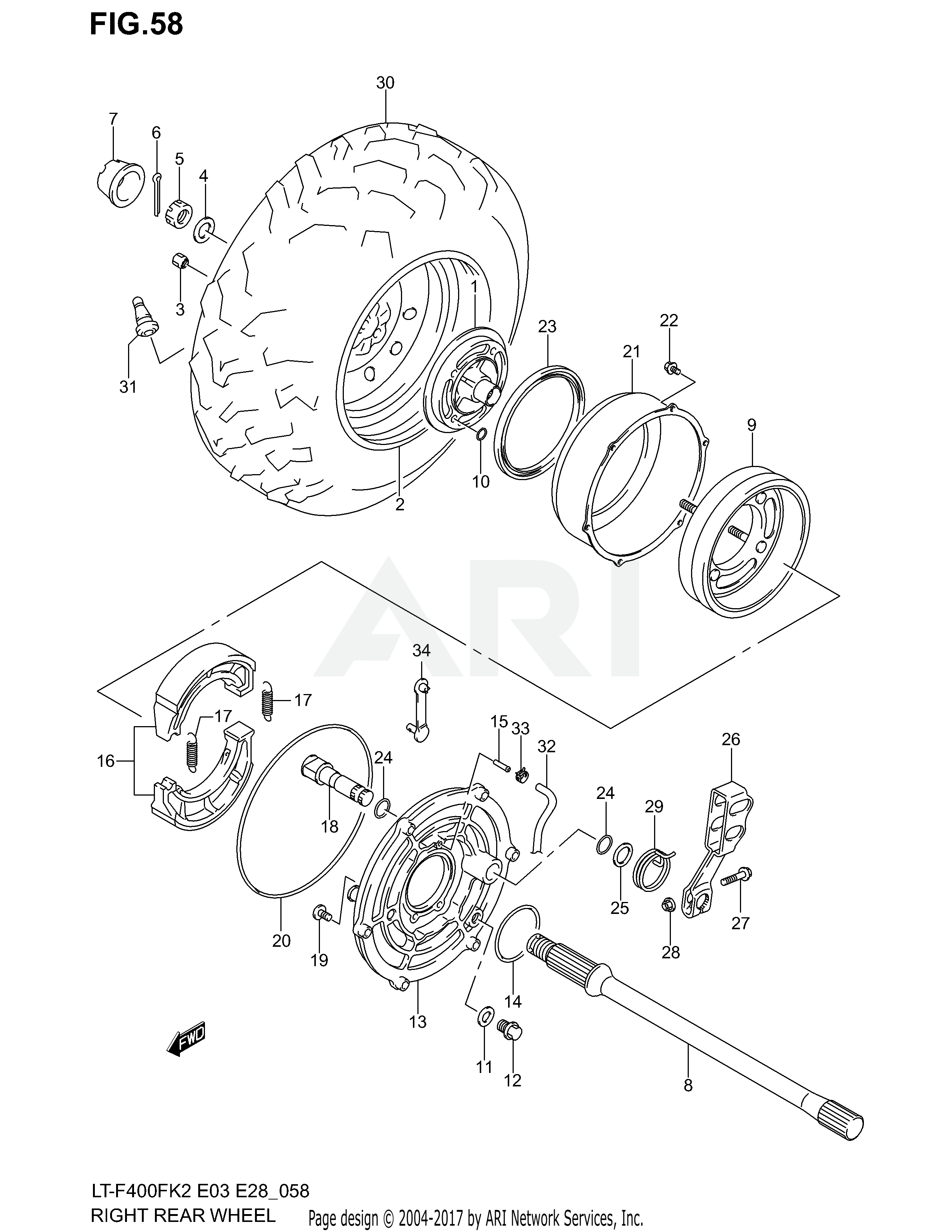 RIGHT REAR WHEEL