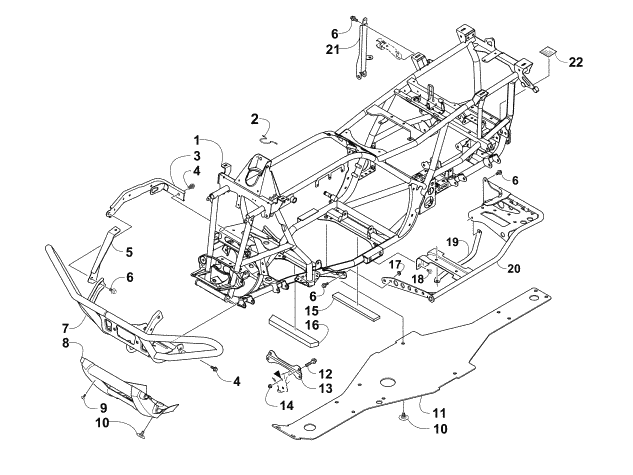 FRAME AND RELATED PARTS