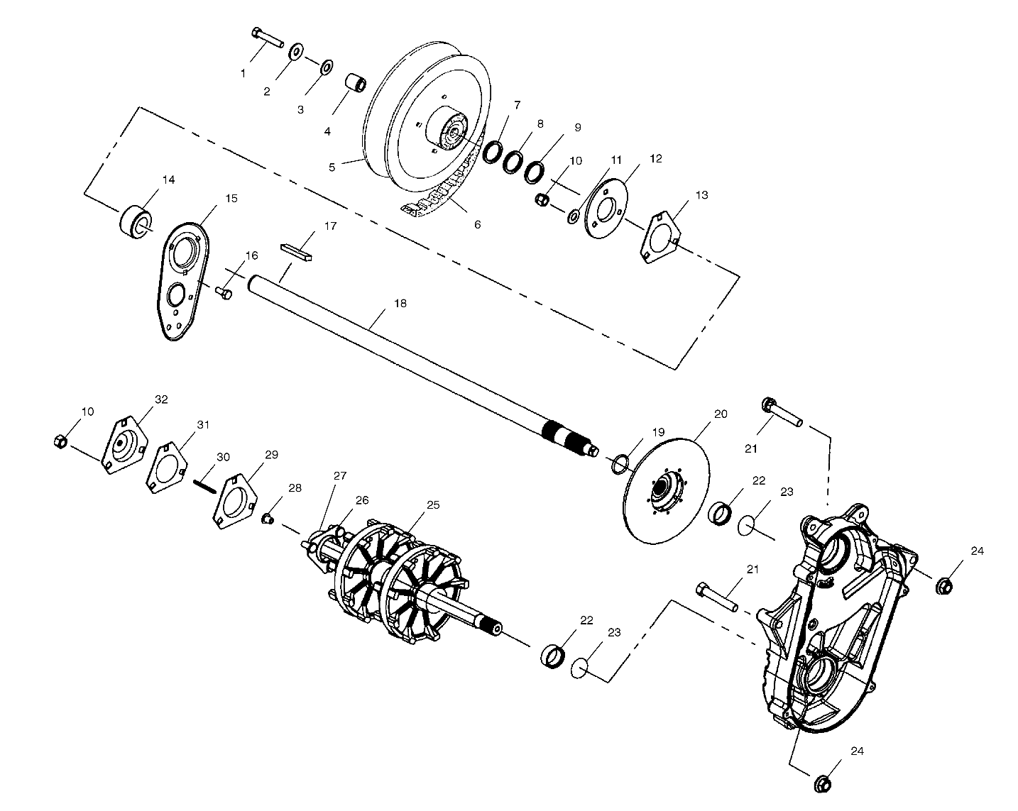 DRIVE TRAIN - S01NX4CS (4961676167B007)