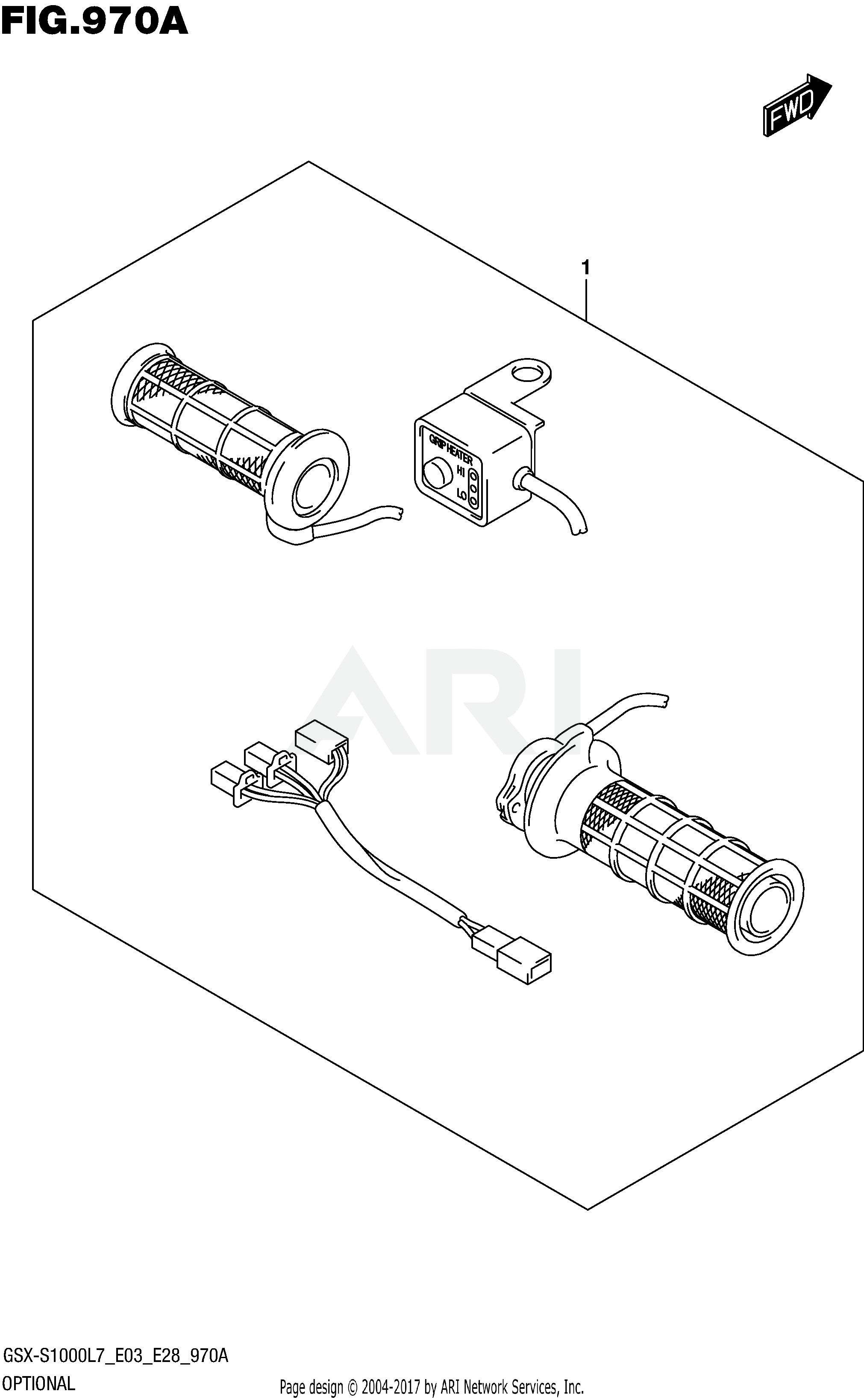 OPTIONAL (GRIP HEATER SET)