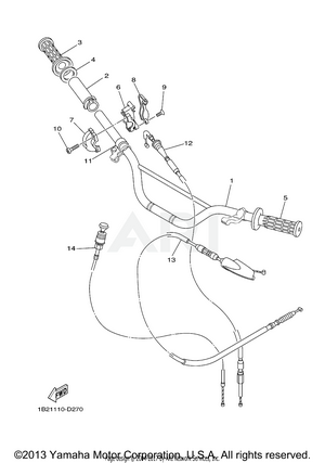 STEERING HANDLE CABLE