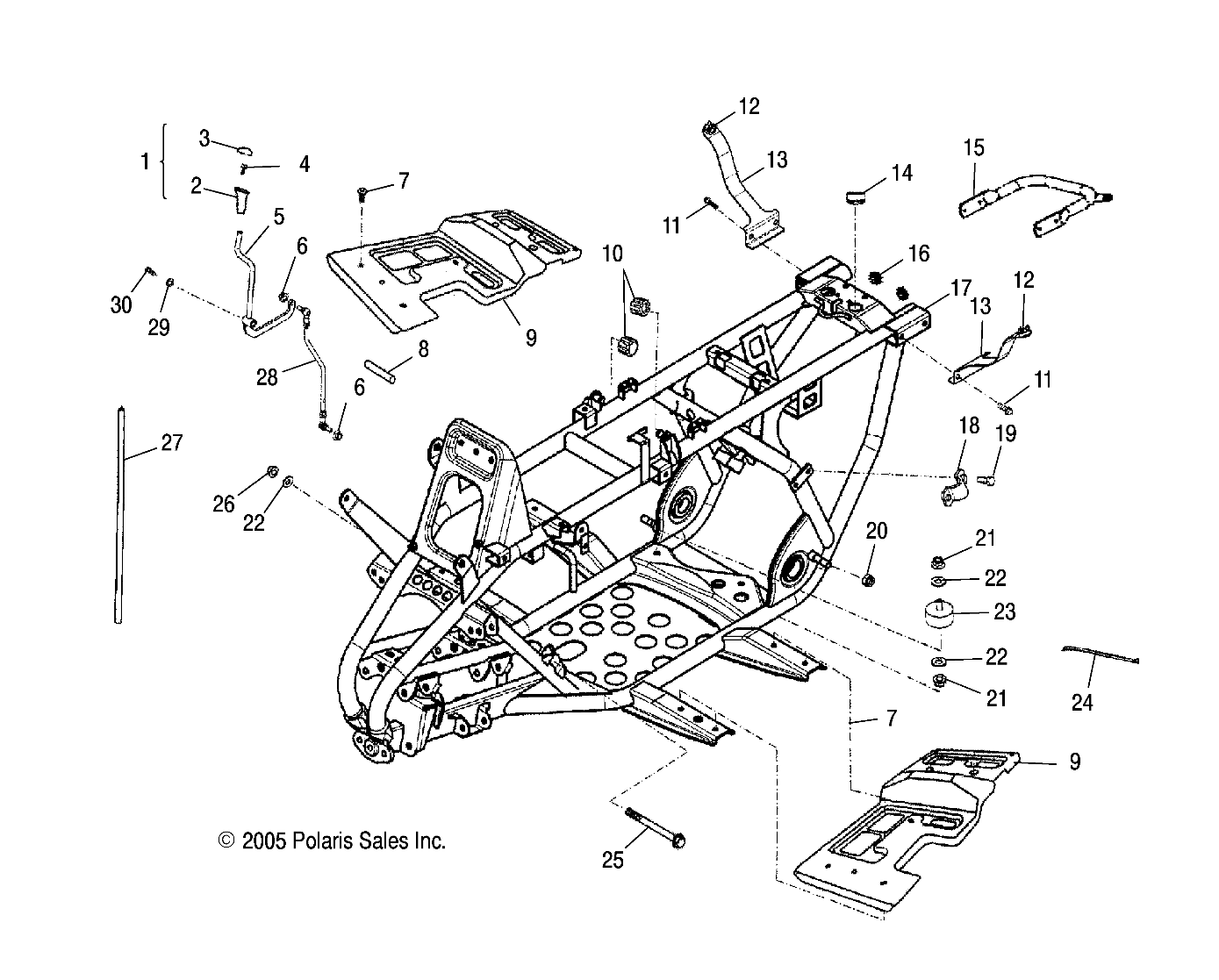 FRAME BODY - A07PB20AA/AD (4999202449920244B03)