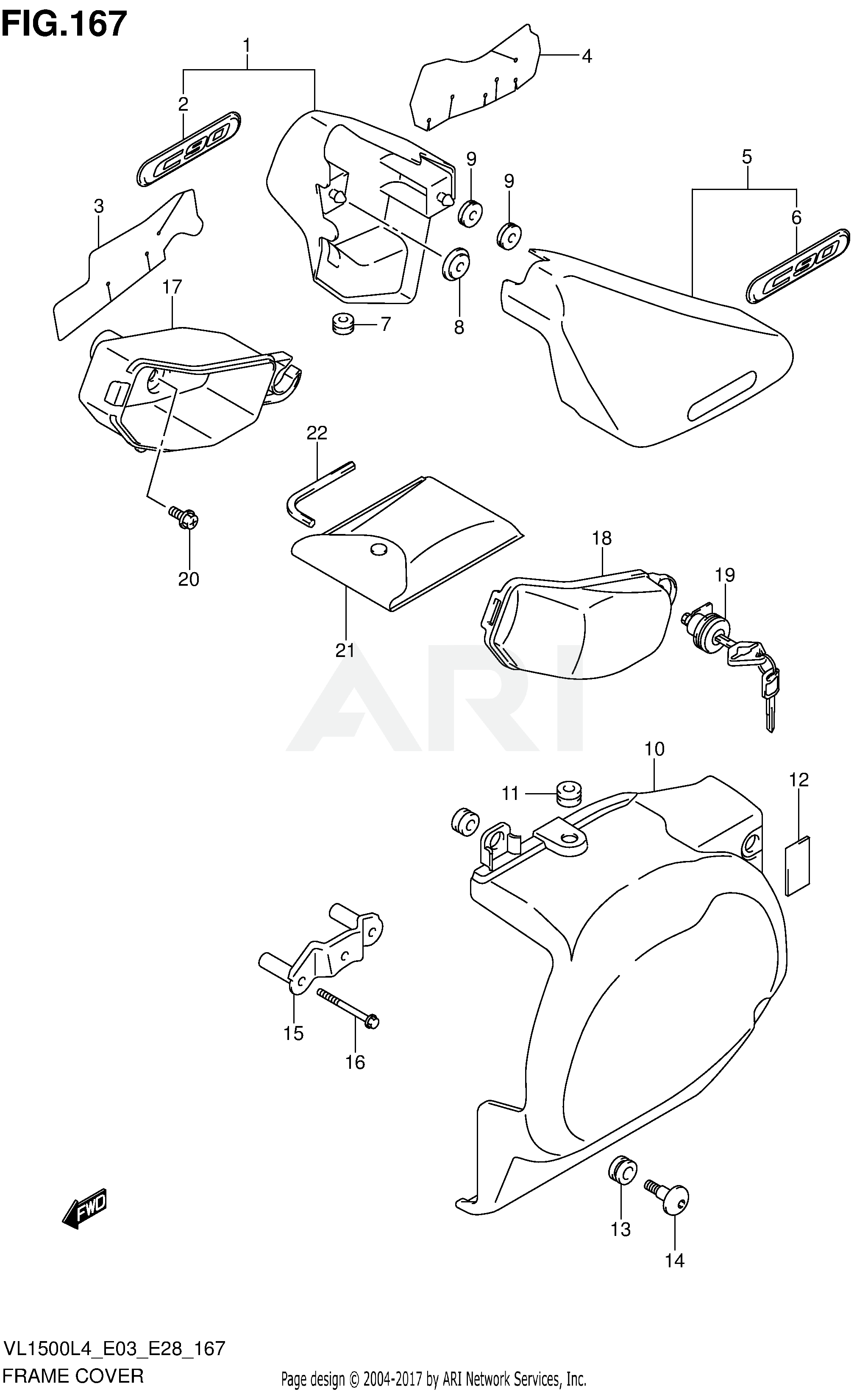 FRAME COVER (VL1500L4 E28)