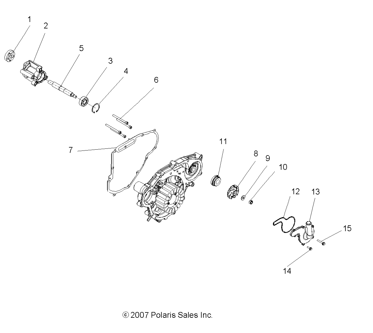 ENGINE, OIL PUMP and WATER PUMP - R09VH76AX (49ATVOILPUMP08VISTA)