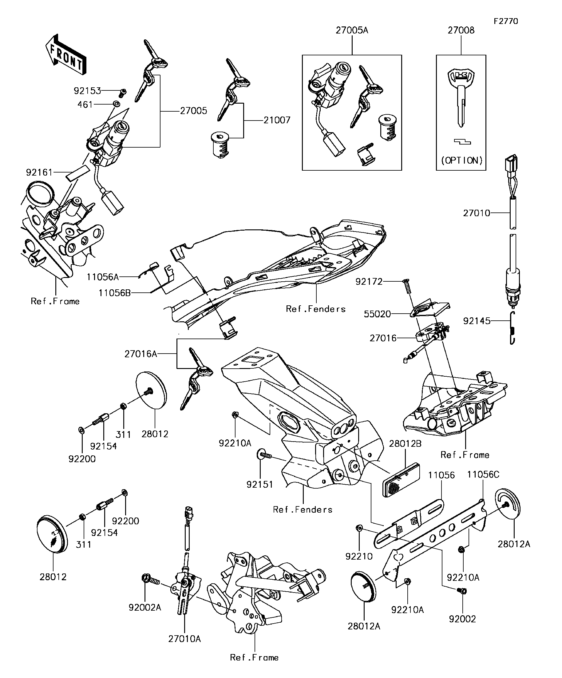 Ignition Switch/Locks/Reflectors