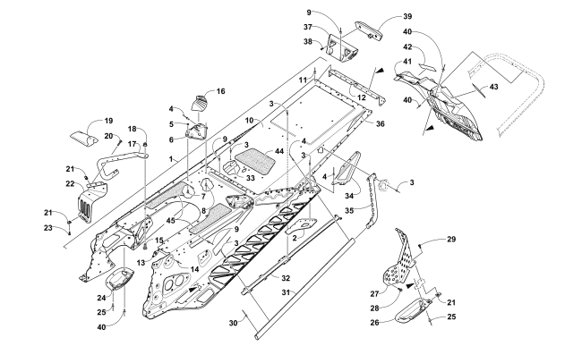 TUNNEL AND SNOWFLAP ASSEMBLY