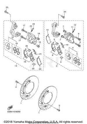 FRONT BRAKE CALIPER