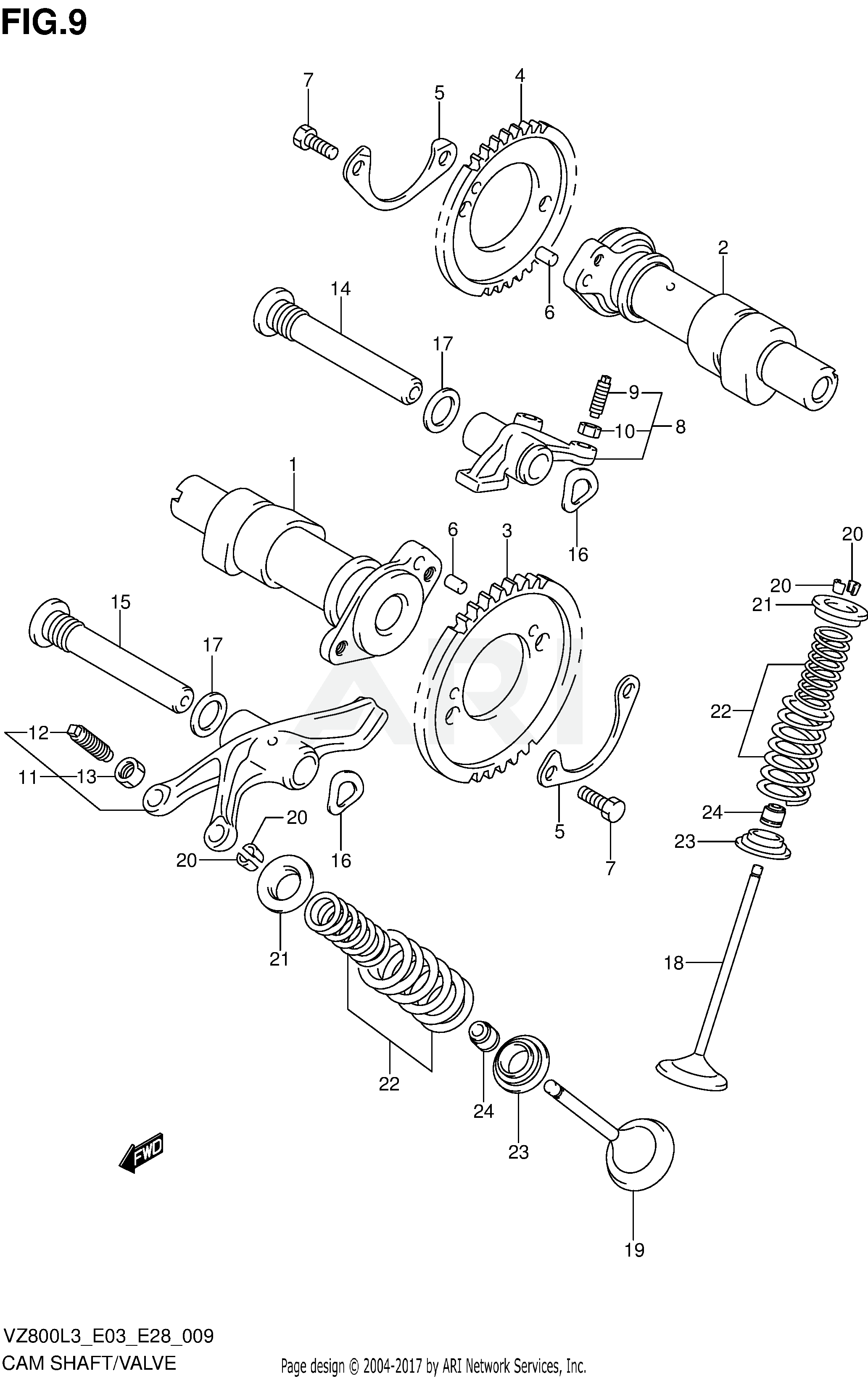 CAM SHAFT/VALVE