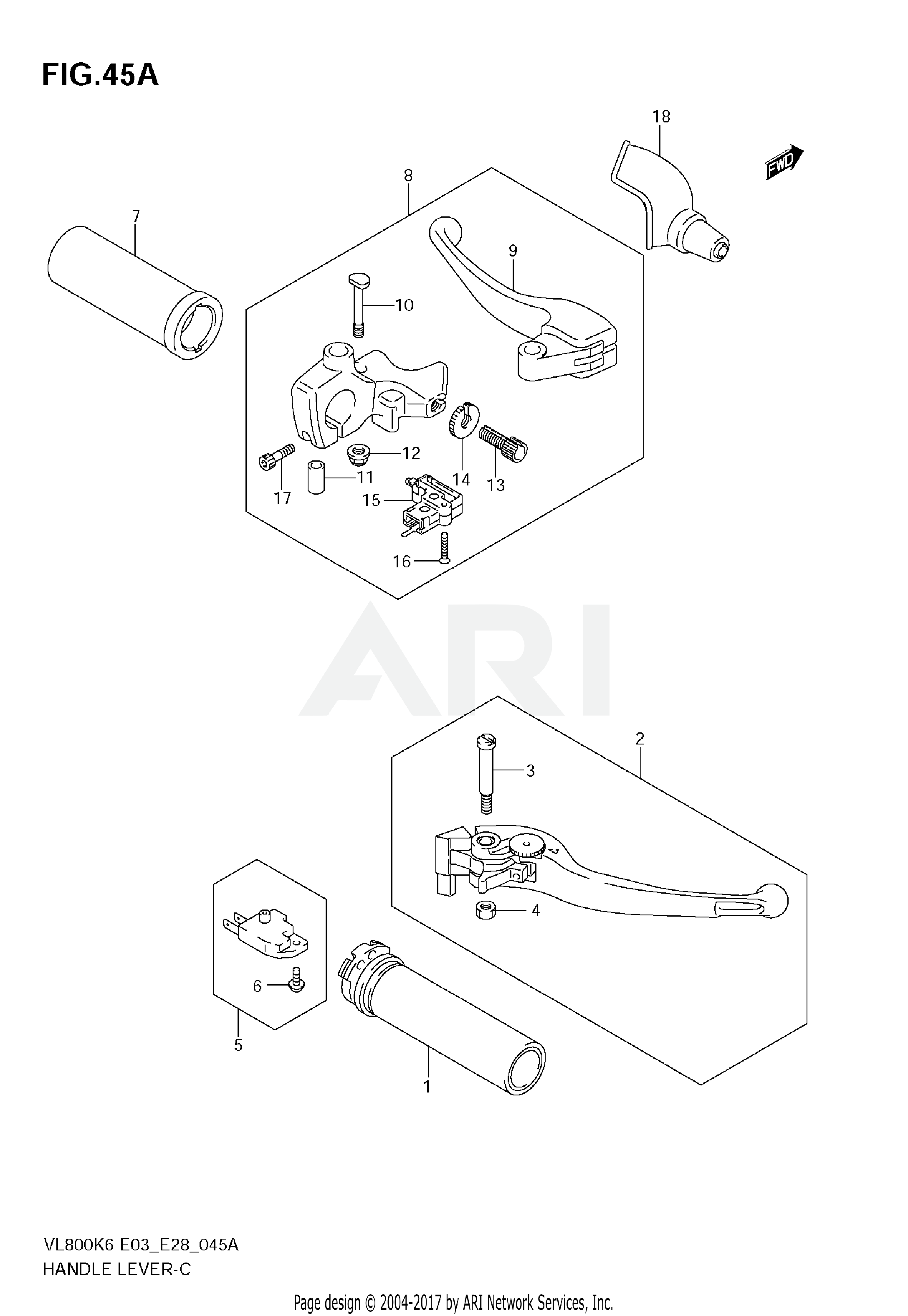 HANDLE LEVER (MODEL K7/K8/K9)