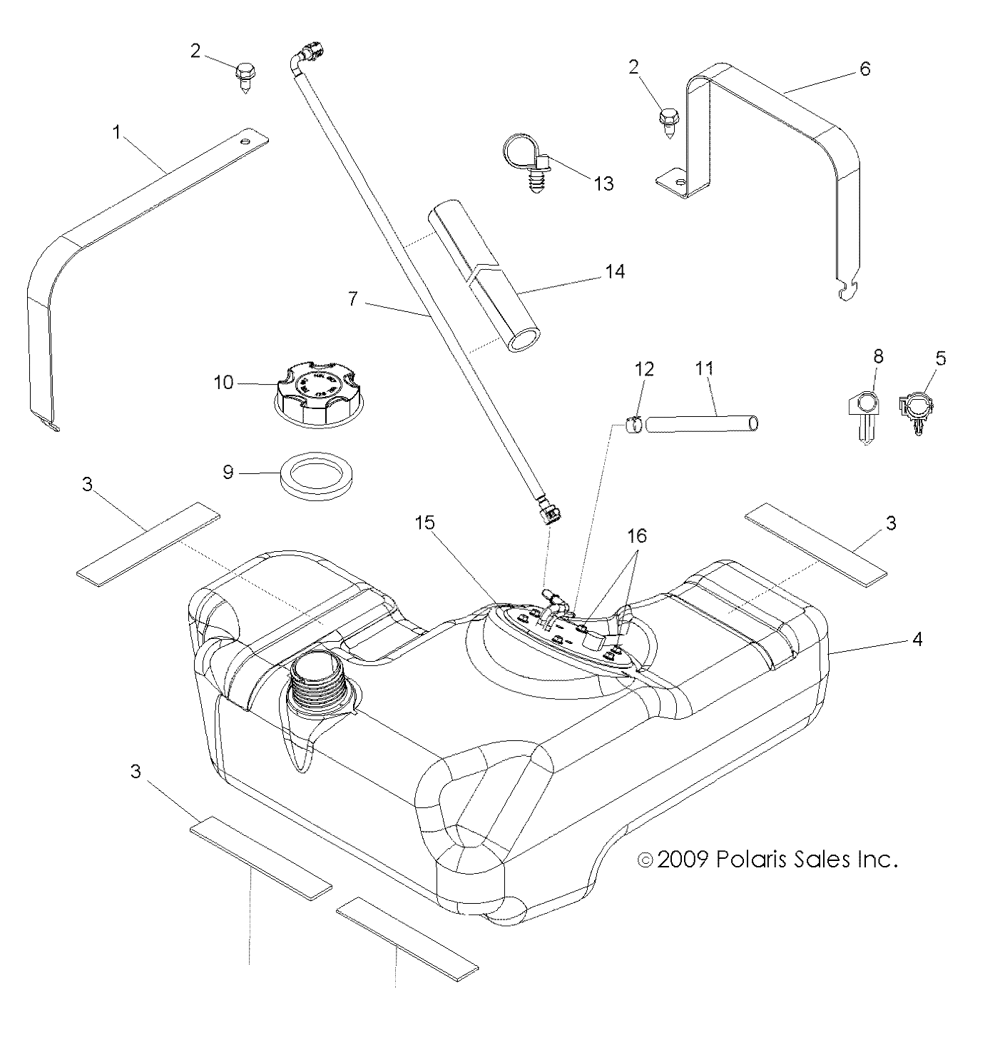 BODY, FUEL TANK - R10XH76AA (49RGRFUEL10RZRS4)