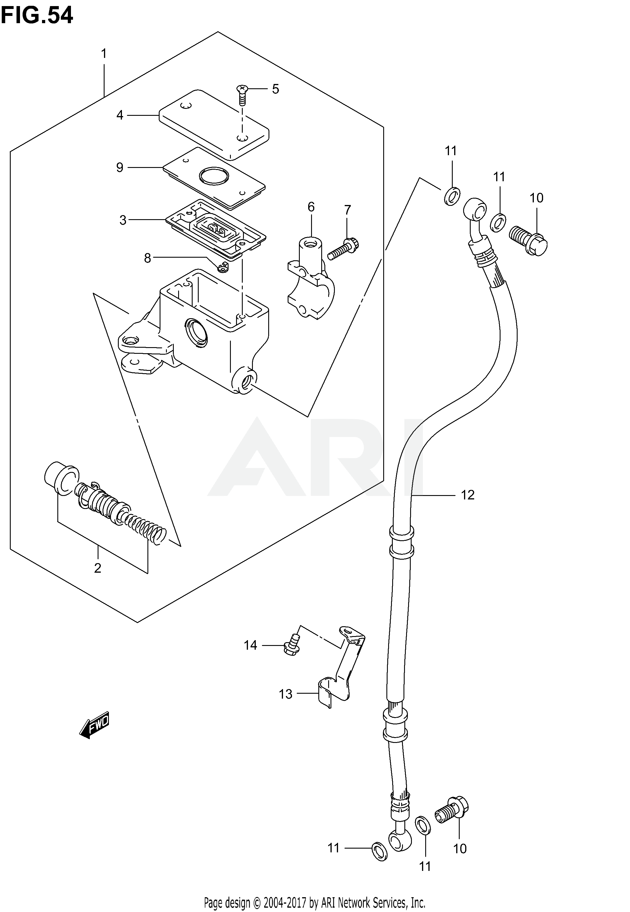 FRONT MASTER CYLINDER